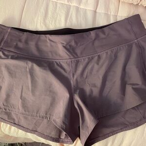 Lululemon Purple Athletic Shorts
